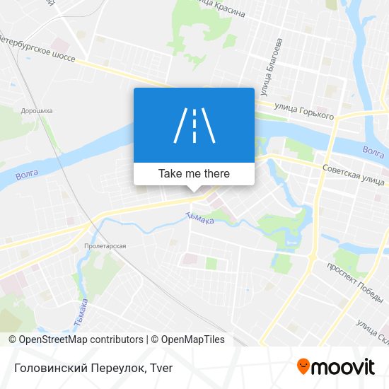 Головинский Переулок map