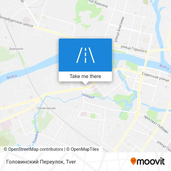 Головинский Переулок map