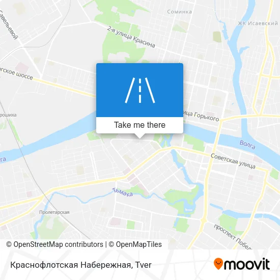Краснофлотская Набережная map