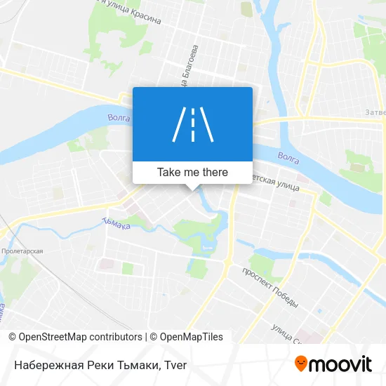 Набережная Реки Тьмаки map