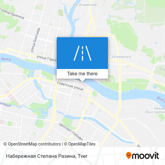 Набережная Степана Разина map