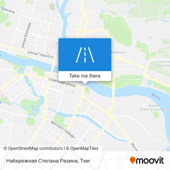 Набережная Степана Разина map