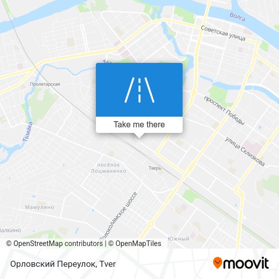 Орловский Переулок map
