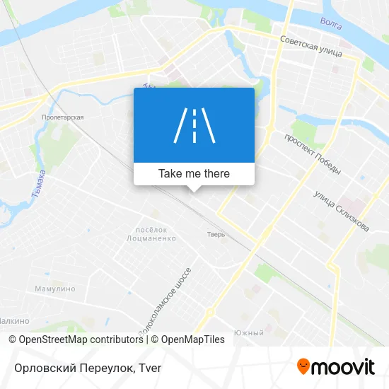 Орловский Переулок map
