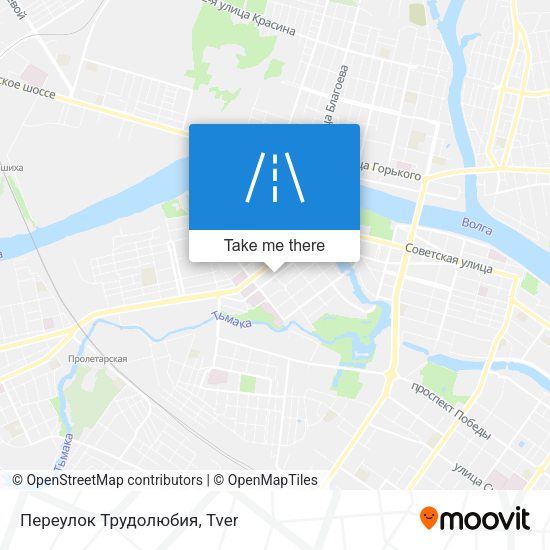 Переулок Трудолюбия map