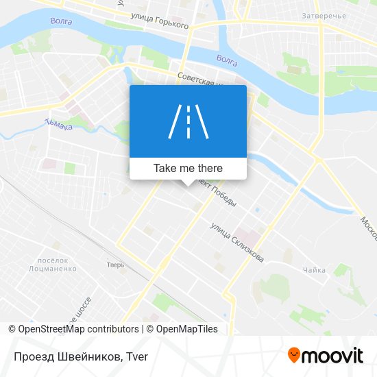 Проезд Швейников map