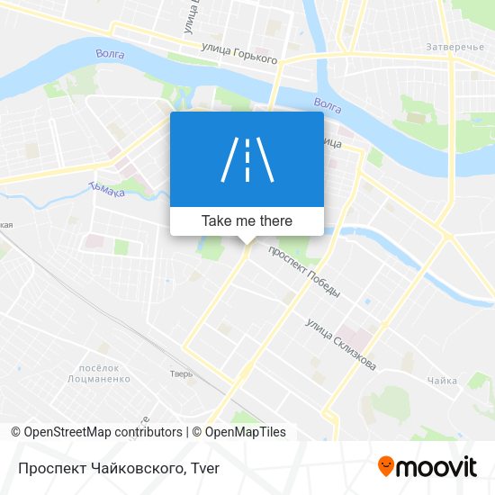 Проспект Чайковского map