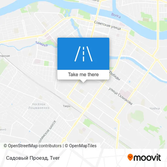 Садовый Проезд map