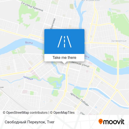 Свободный Переулок map