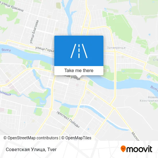 Советская Улица map