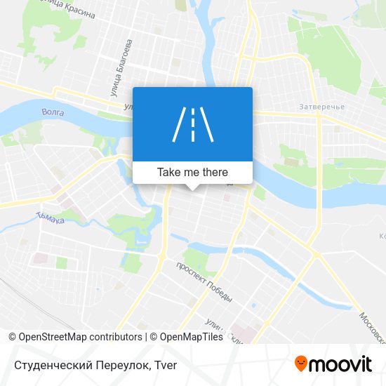 Студенческий Переулок map