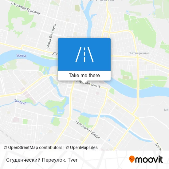 Студенческий Переулок map