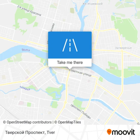 Тверской Проспект map