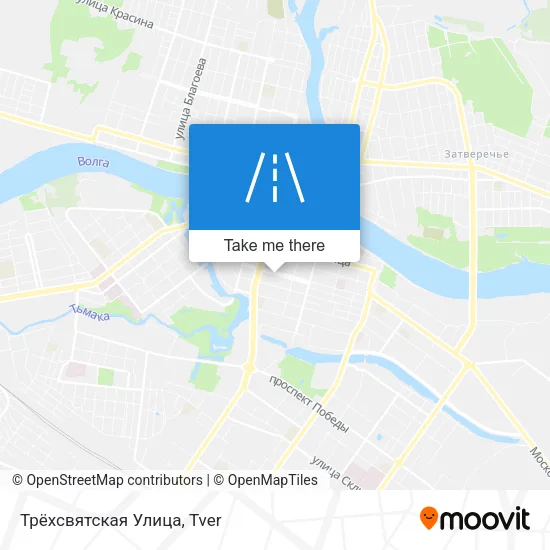 Трёхсвятская Улица map
