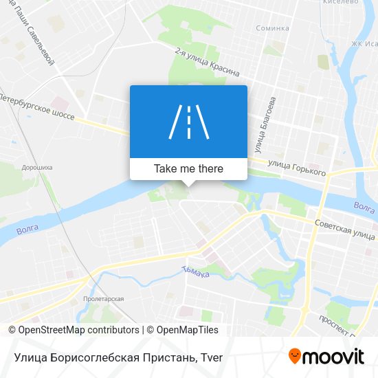 Улица Борисоглебская Пристань map