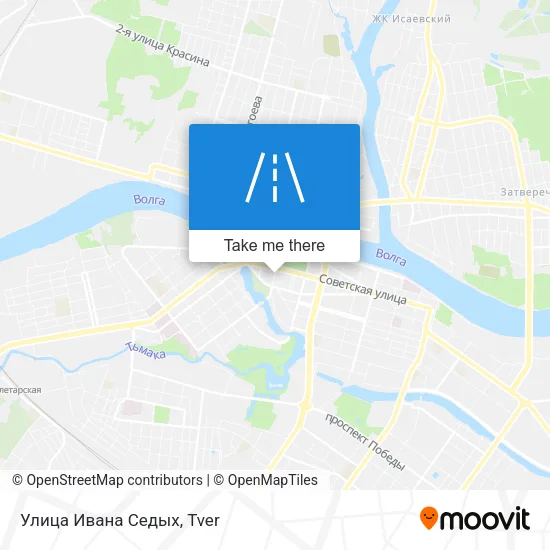 Улица Ивана Седых map