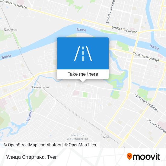 Улица Спартака map