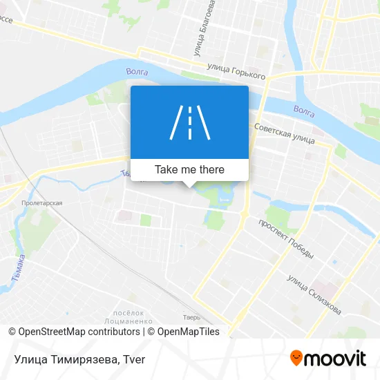 Улица Тимирязева map