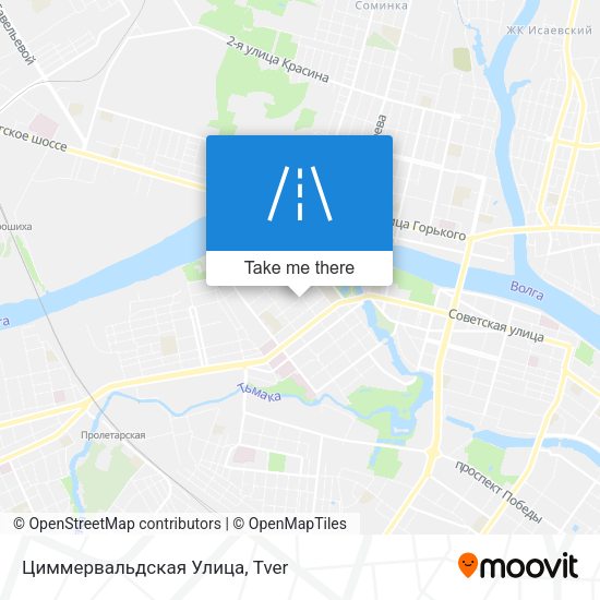 Циммервальдская Улица map