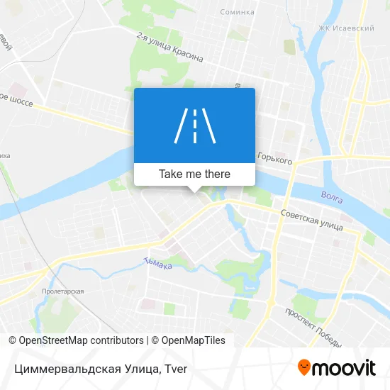 Циммервальдская Улица map