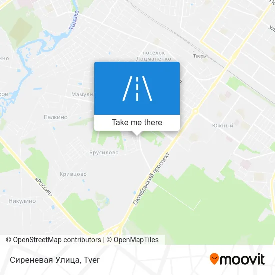 Сиреневая Улица map