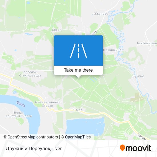 Дружный Переулок map