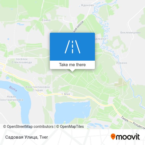 Садовая Улица map
