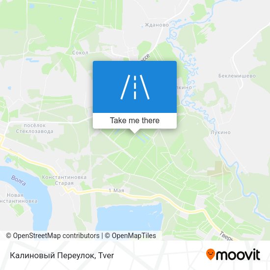 Калиновый Переулок map