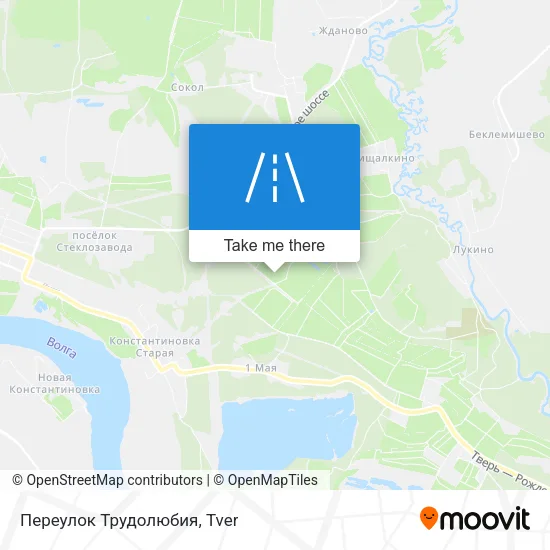 Переулок Трудолюбия map