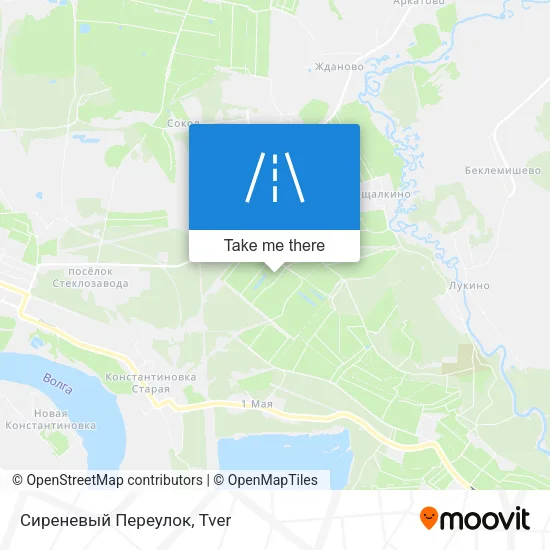 Сиреневый Переулок map