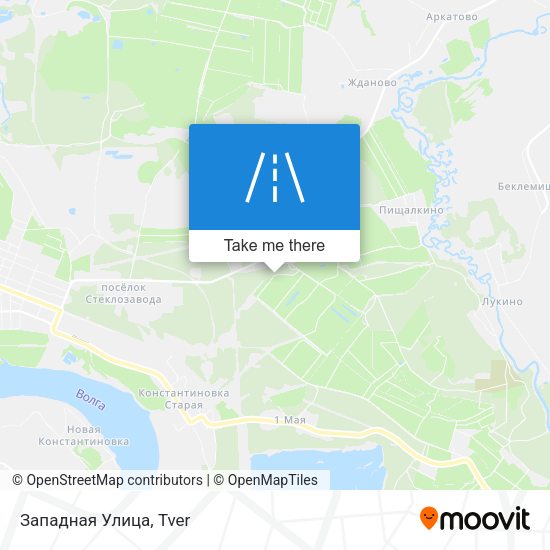 Западная Улица map