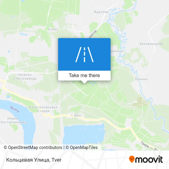 Кольцевая Улица map