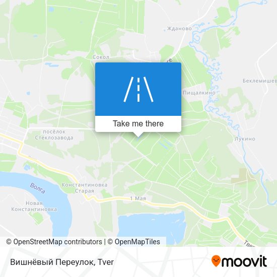 Вишнёвый Переулок map