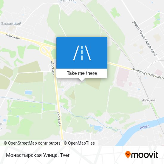 Монастырская Улица map