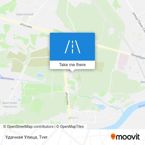 Удачная Улица map