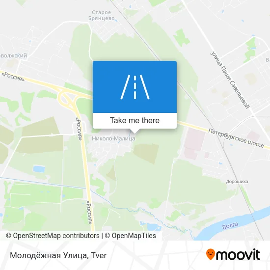 Молодёжная Улица map