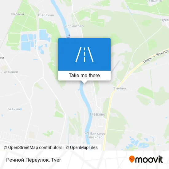 Речной Переулок map