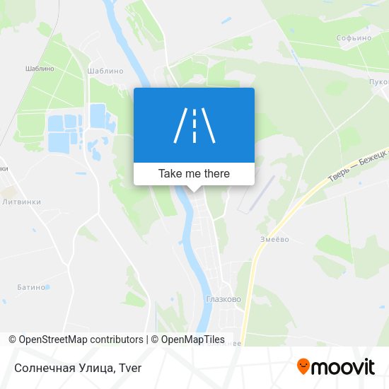 Солнечная Улица map