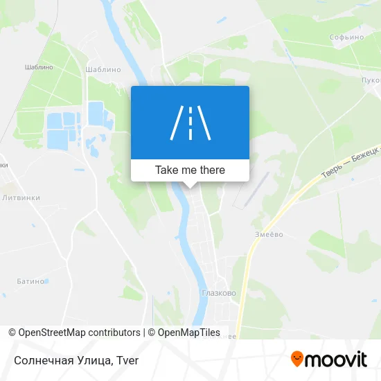 Солнечная Улица map