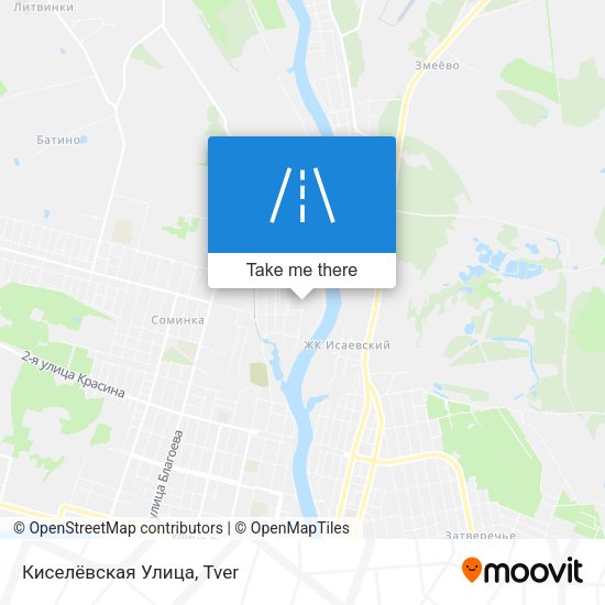 Киселёвская Улица map