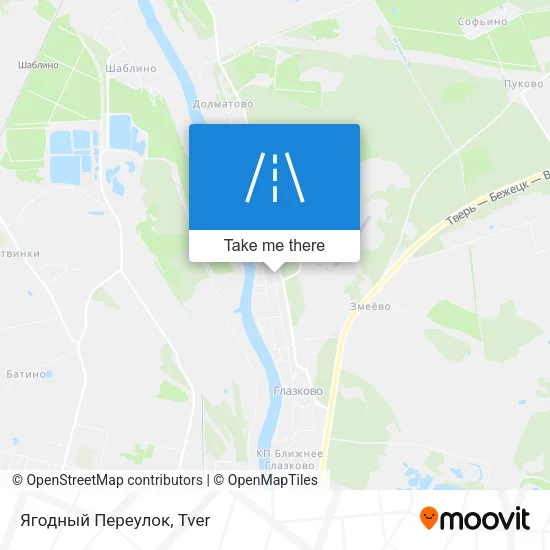 Ягодный Переулок map