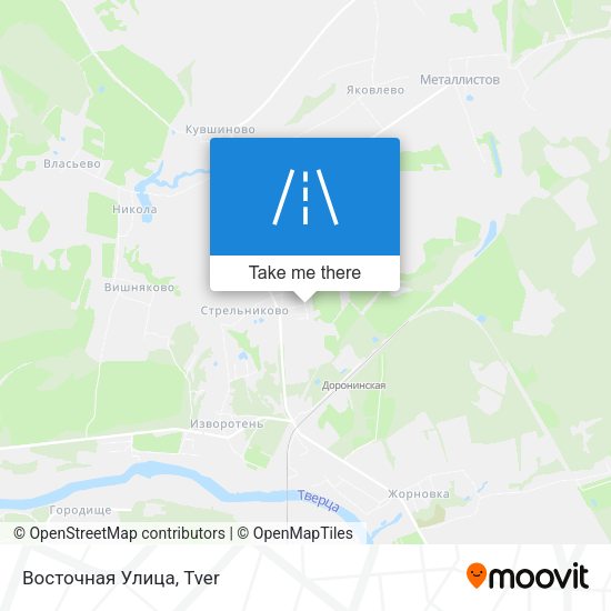 Восточная Улица map
