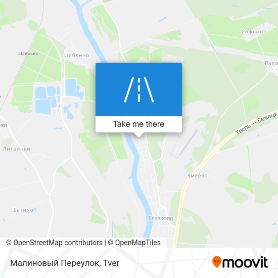 Малиновый Переулок map