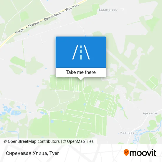 Сиреневая Улица map