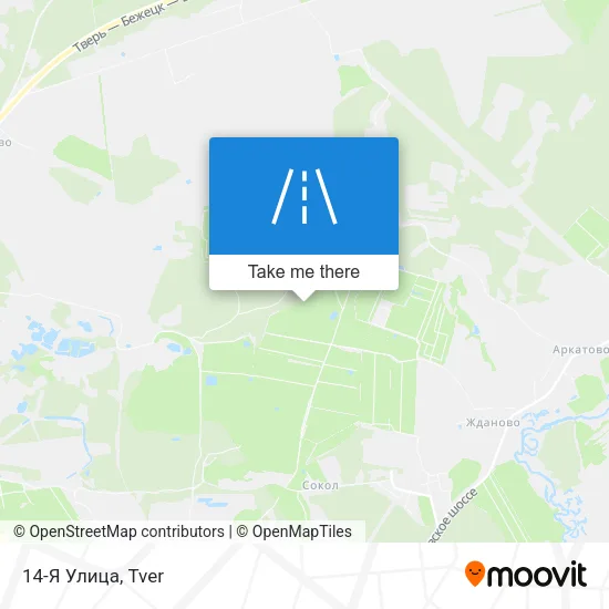 14-Я Улица map