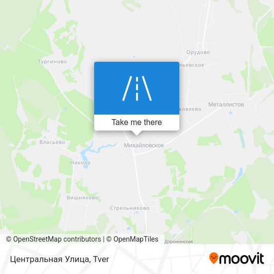 Центральная Улица map