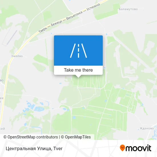 Центральная Улица map