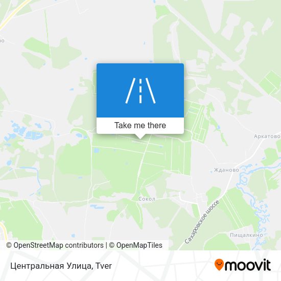 Центральная Улица map