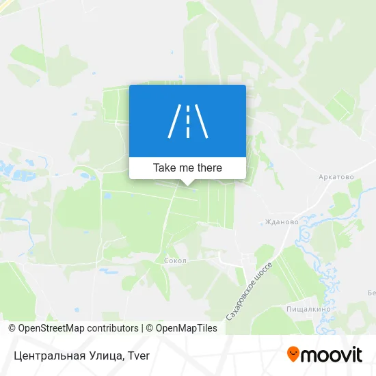 Центральная Улица map
