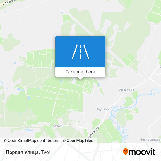 Первая Улица map